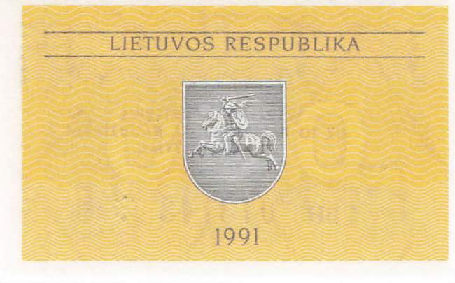 Litauen p31b 0,50 Talonas 1991